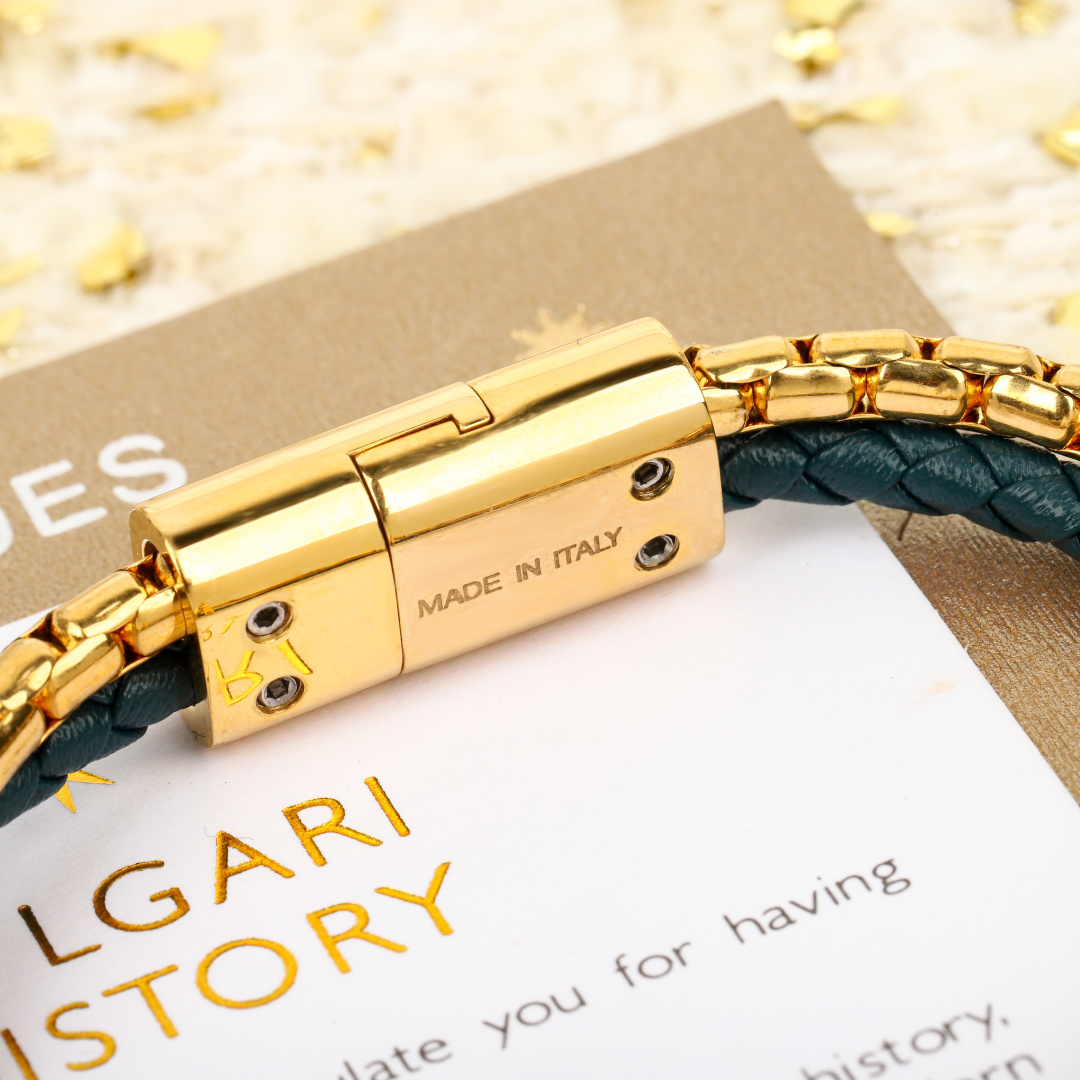Bulgari new serpenti snake head double bracelet