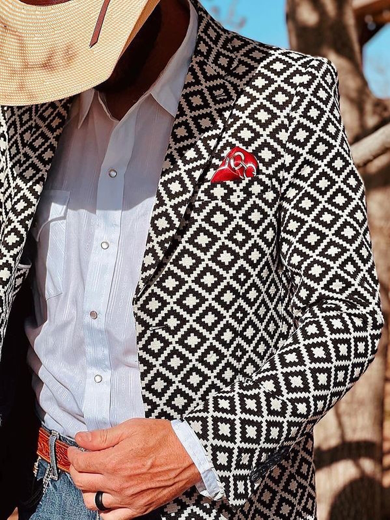 Men's Classic Geometry Sport Coat