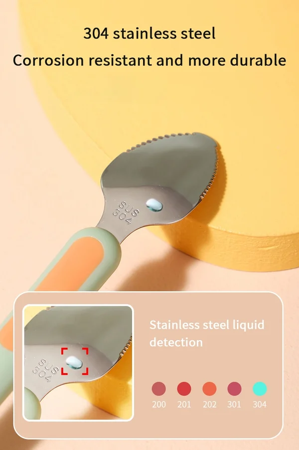 🔥Last Day 50% OFF🔥Baby Double Head Scraping Fruit Spoon