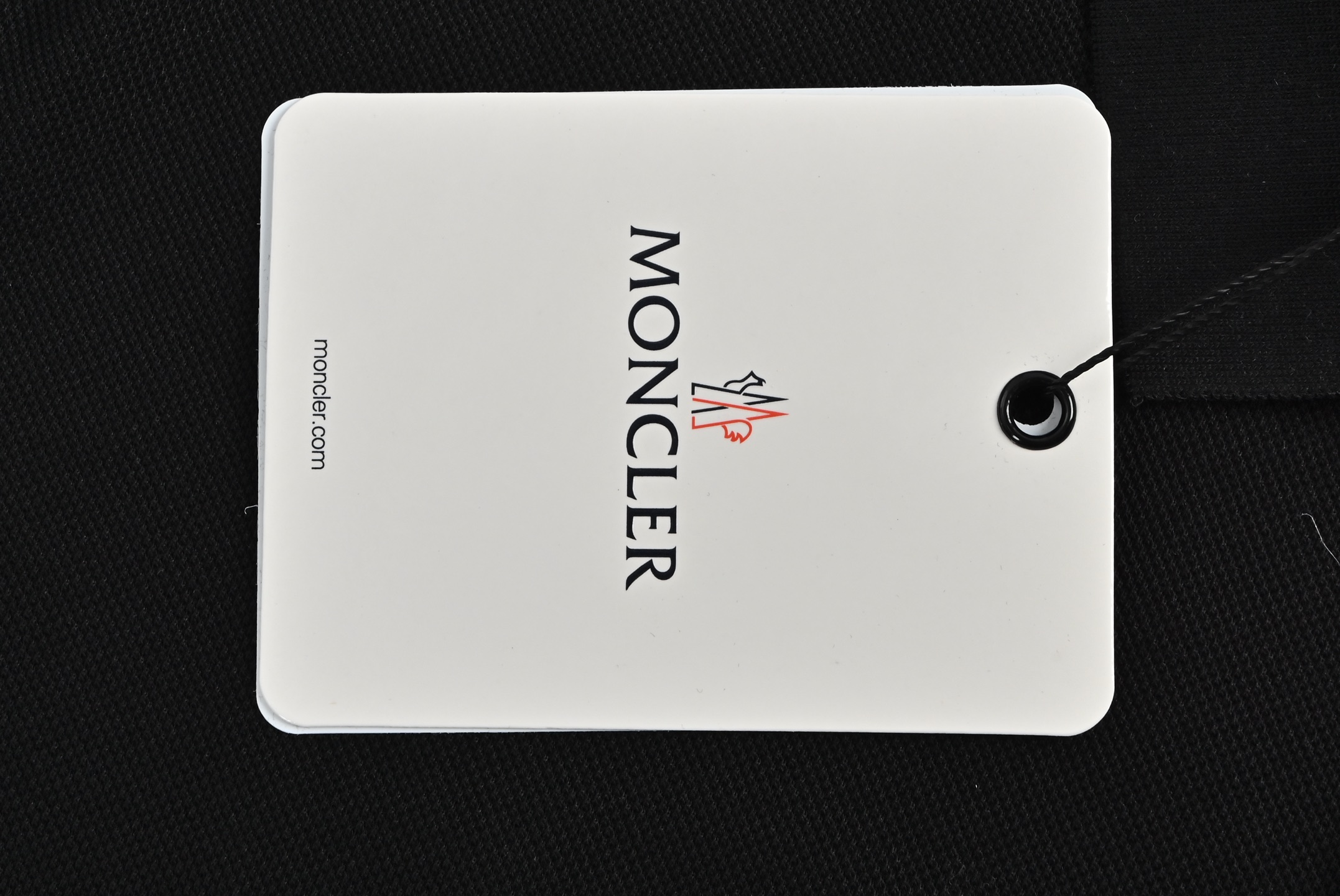 Moncler classic badge embroidered Polo short sleeve