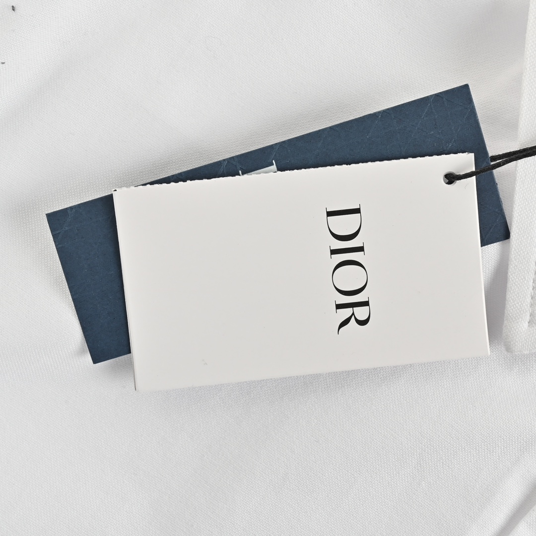 Dior 24Fw heart embroidered long-sleeved shirt