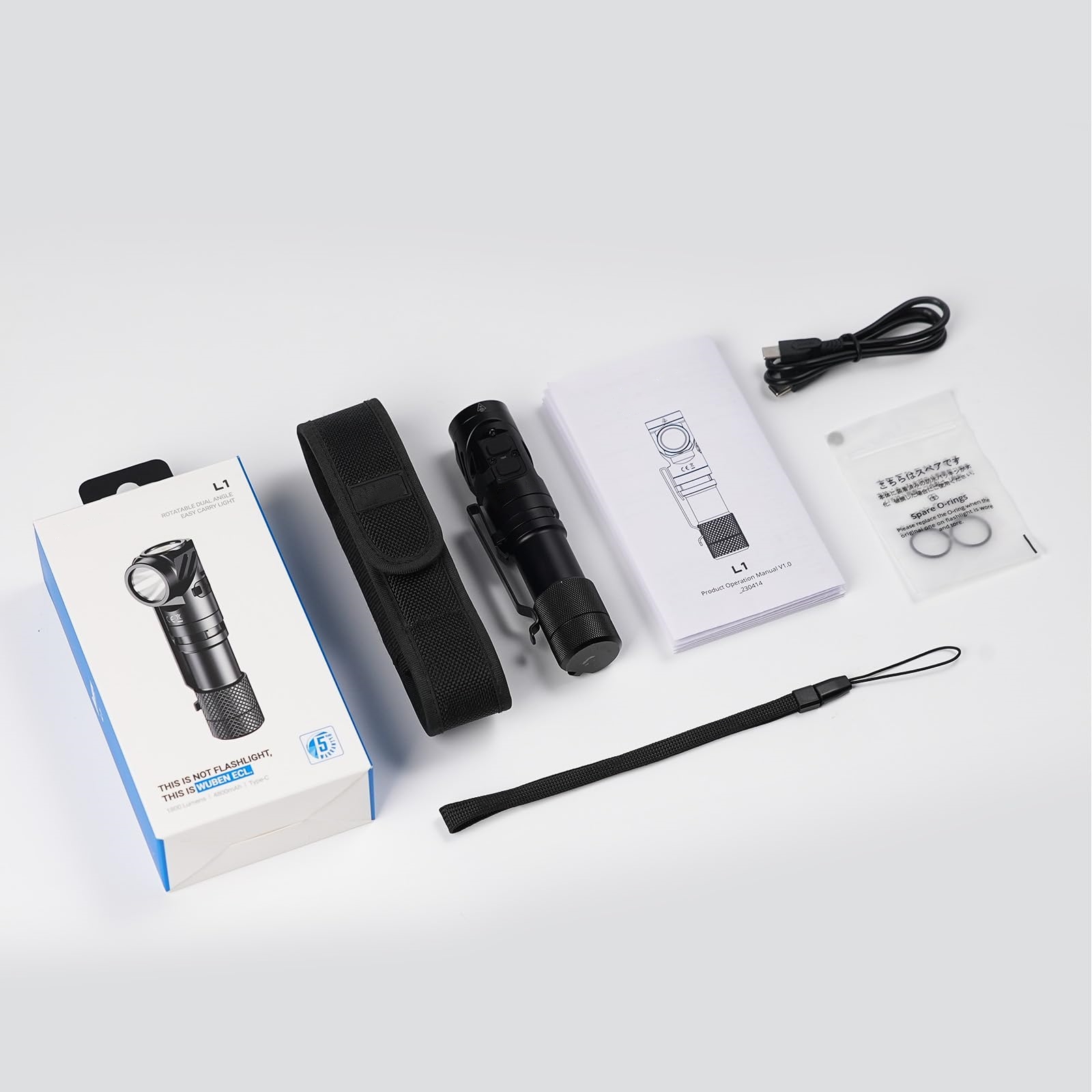 👍Last Day Promotion 60% OFF💥 - New Rotatable Dual Light Source L1 Multiple Flashlight - Super Bright Tactical Waterproof Powerful Handheld Flash Light