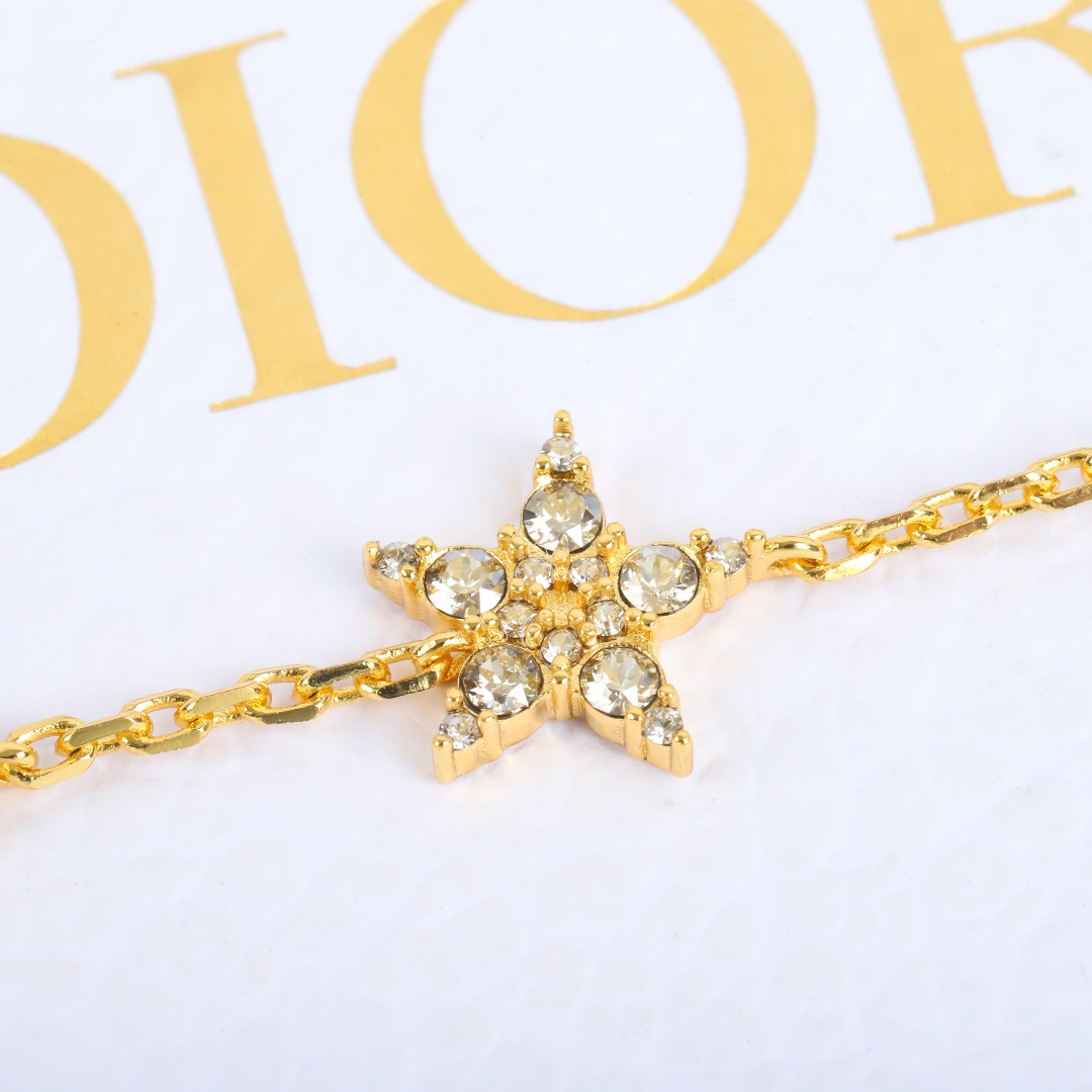 Dior Diamond CD Star Bracelet