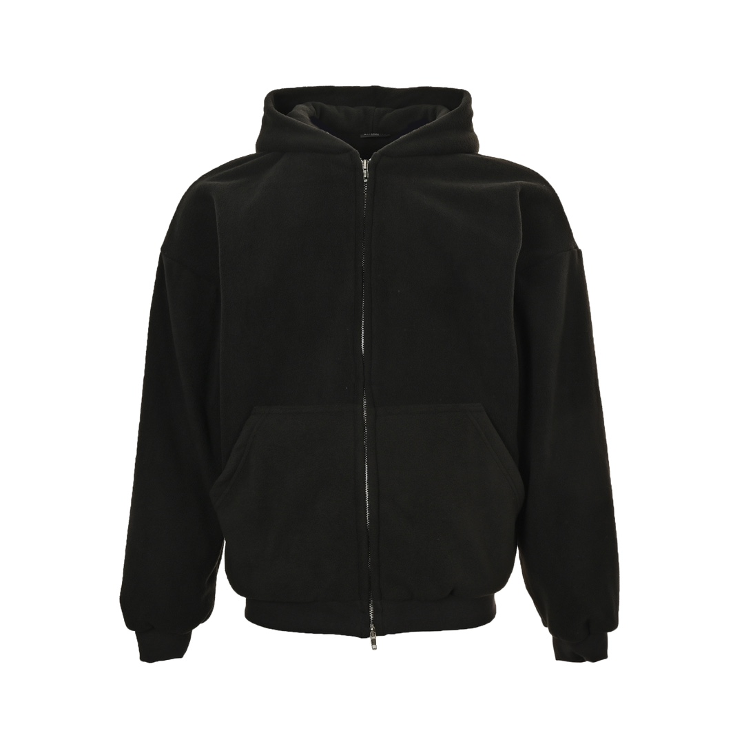 Balenciaga 24Fw Street View Teddy Sherpa Hooded Zipper Jacket
