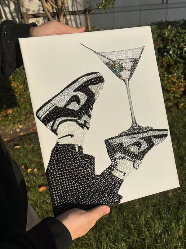 HOT SALE🔥DIY Blue Sea Shell Rhinestone Canvas Kit