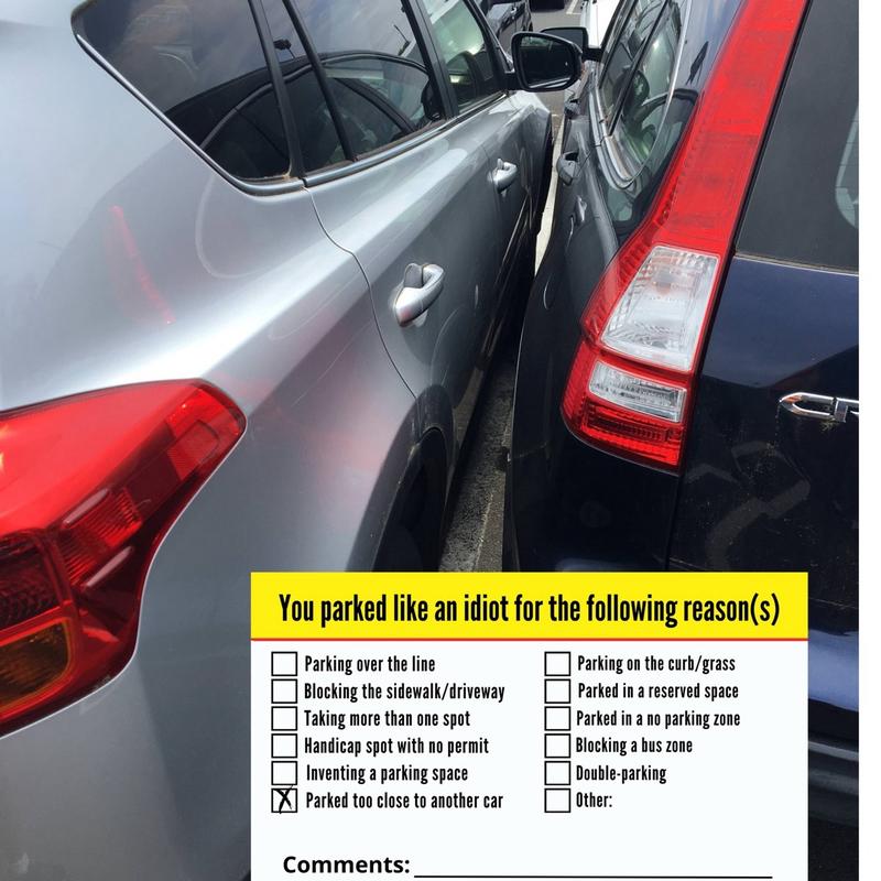 You Parked Like an Id10t Cards