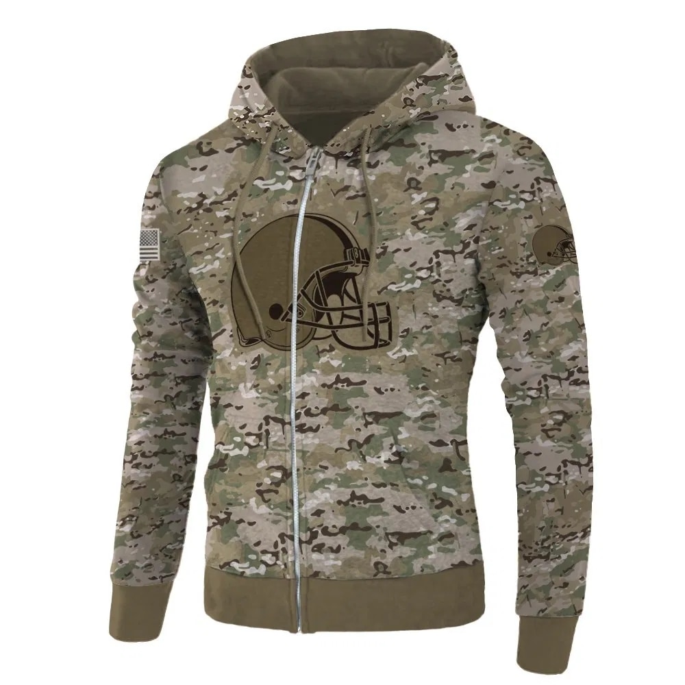 CLEVELAND BROWNS 3D HOODIE CCBB005