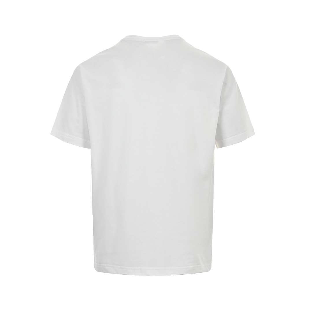 Dior 24ss gold thread embroidered CD short sleeve