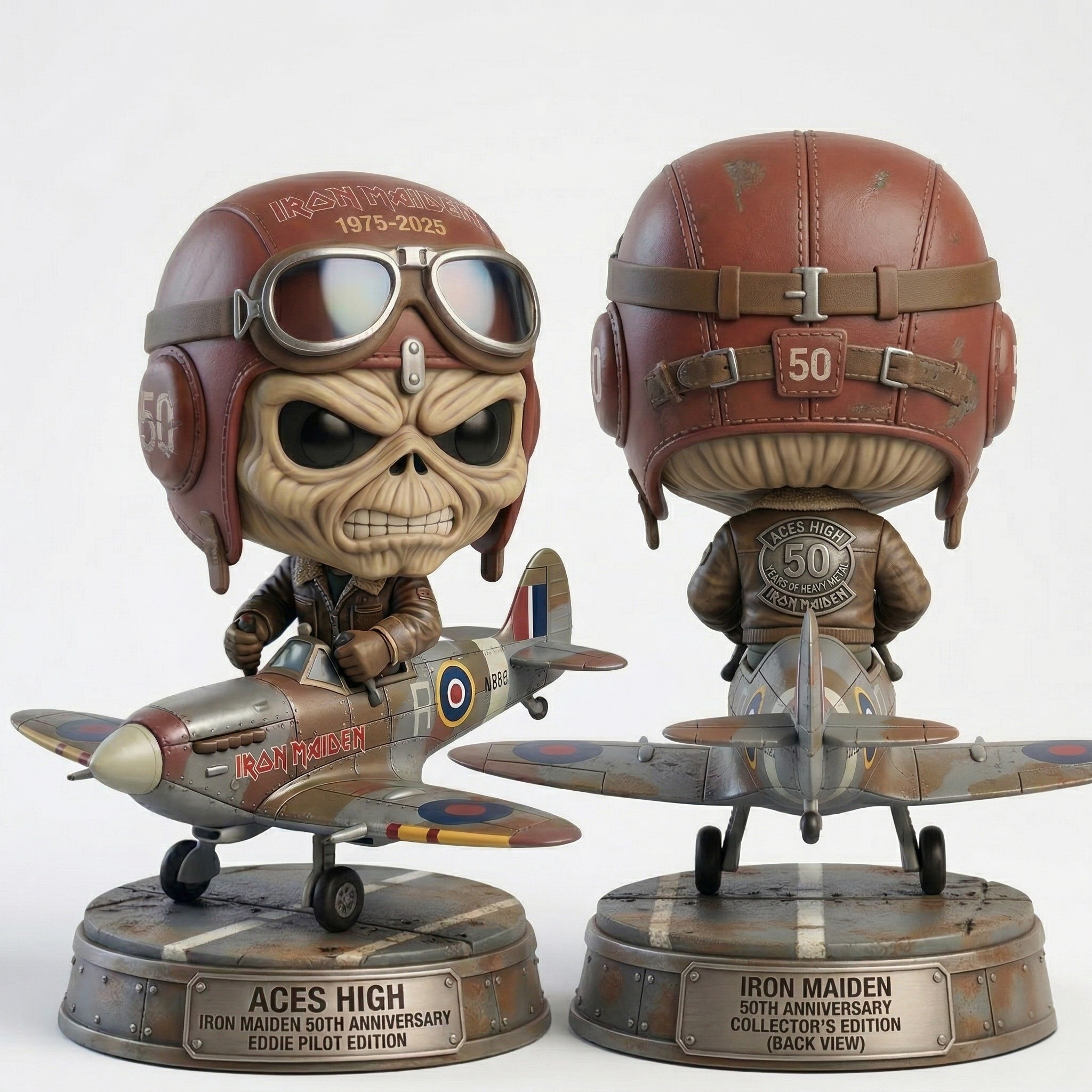 🎸 Iron Maiden 50th: Aces High Eddie Pilot – Heritage Edition ✈️