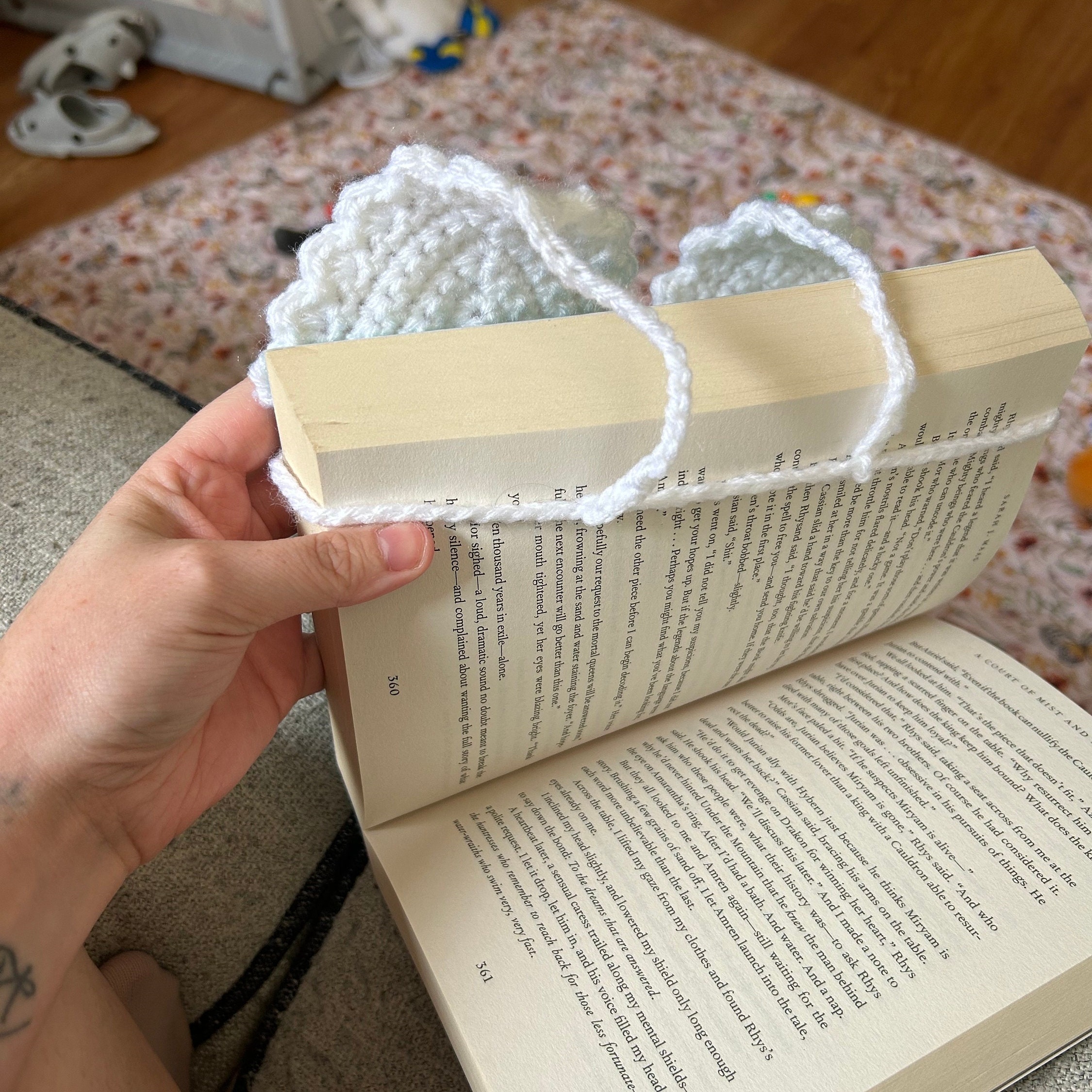Funny Crochet Thong Bookmark