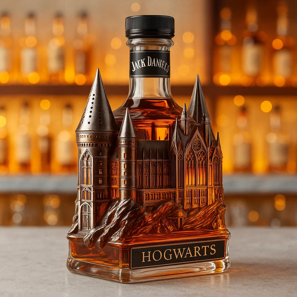 Hogwarts Castle Whiskey Bottle