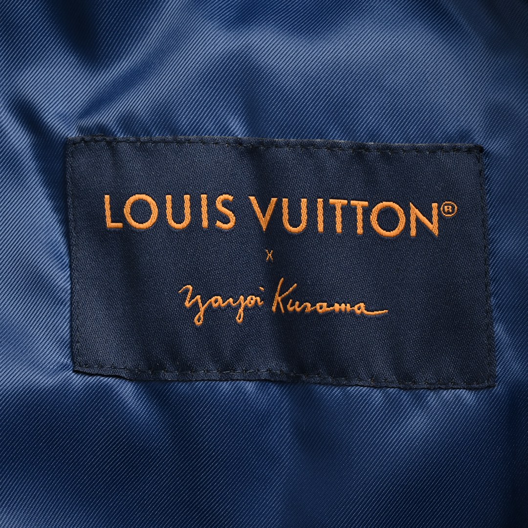Louis Vuitton 24Fw Yayoi Kusama sunfish embroidered jacket