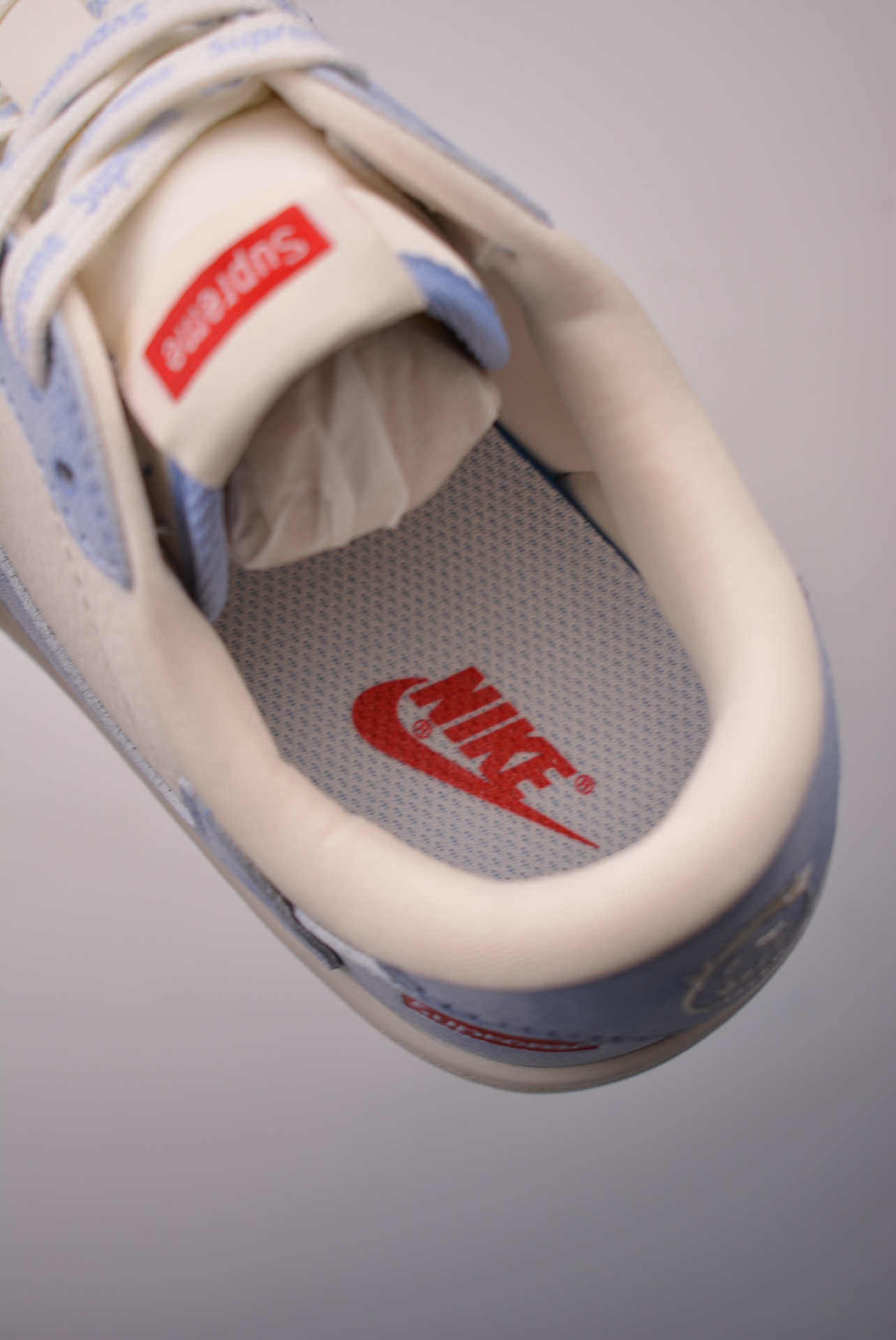 Supreme x Travis Scott x Air Jordan 1 Low OG SP Light Blue and White CH6336-010