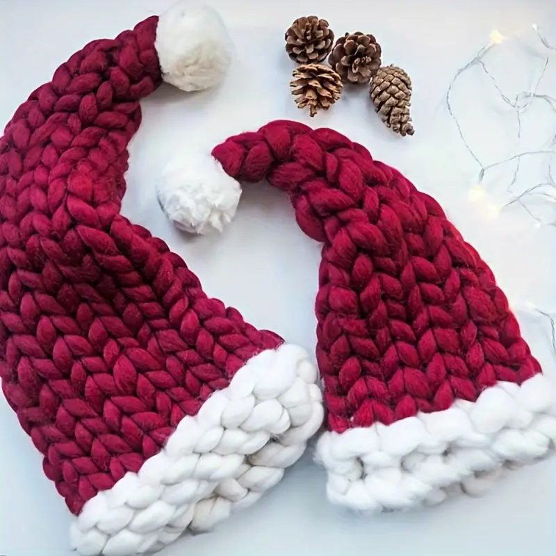 🎅🏼🎅🏼 Warm Velvet Knit Christmas Hat