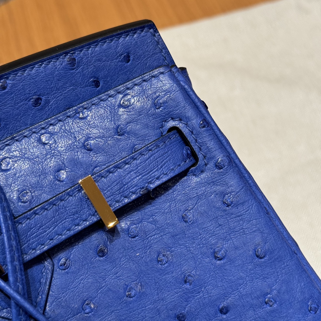 Hermès Birkin O7Bleuet Handbag (Handmade to Order)