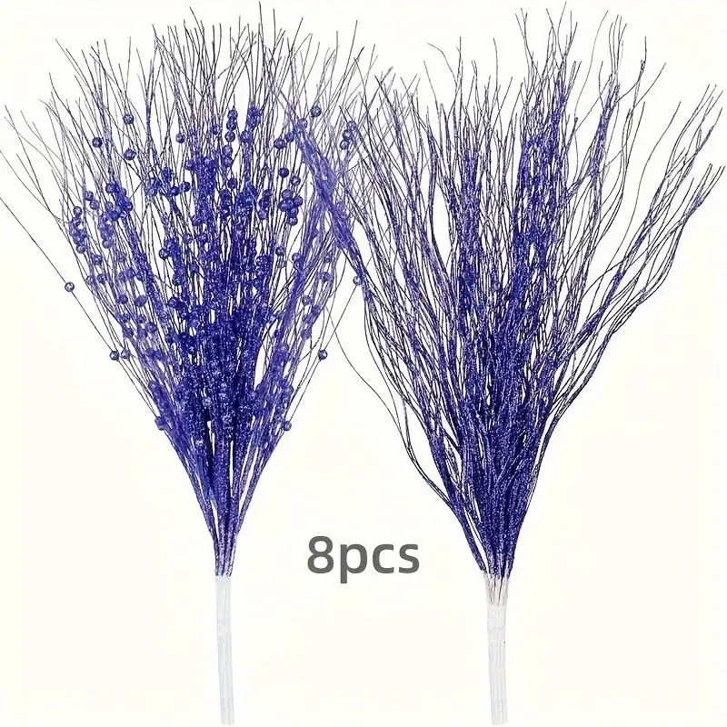 🎄Early Christmas Sale 49% OFF🔥Glitter DIY Artificial Berry Tree Branch Decoration