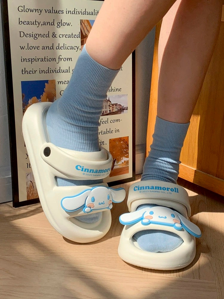 Sanrio Sandals Double Strap Waterproof EVA Slides