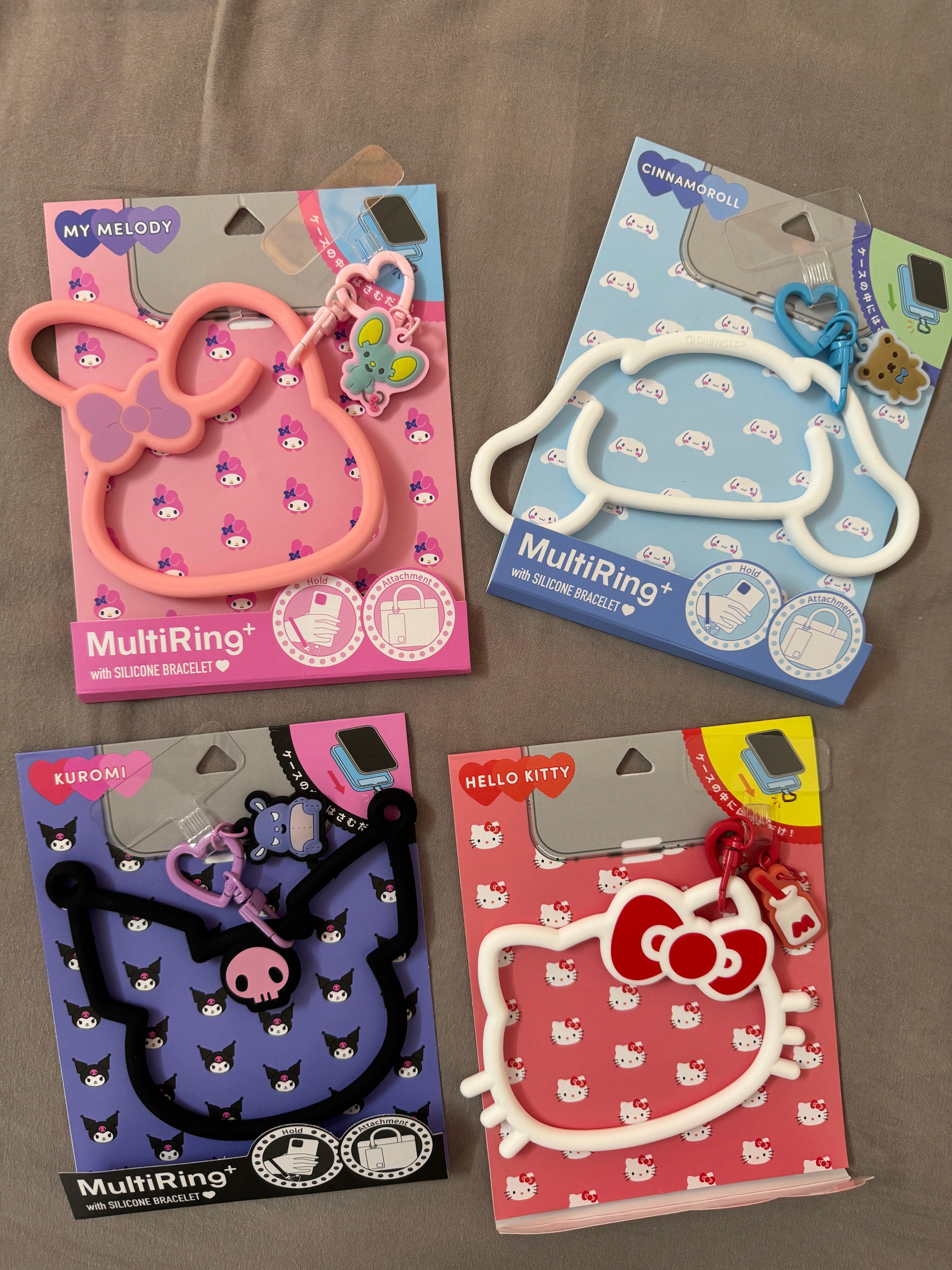 Sanrio Multi-ring Slicone Bracelet