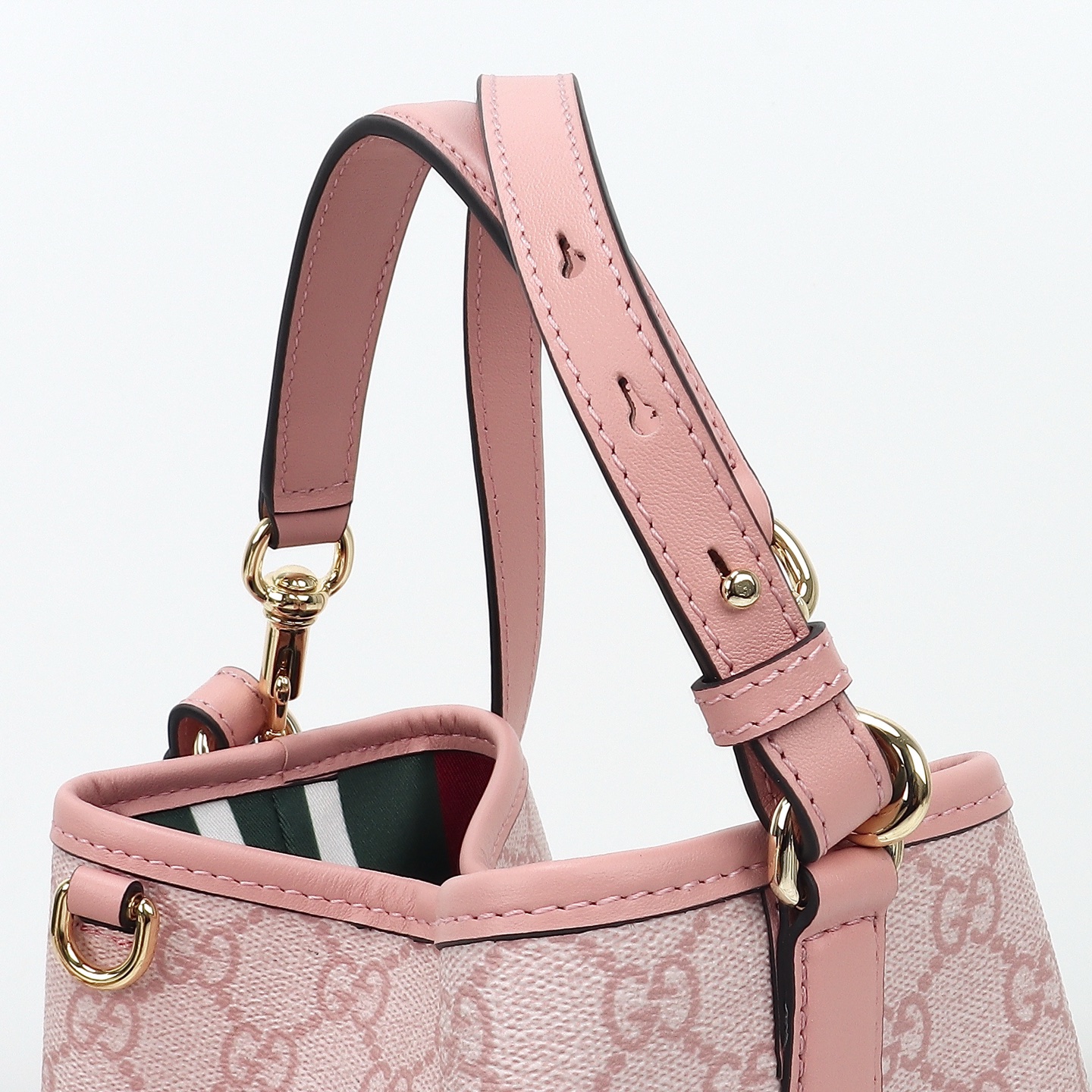 Gucci GG Emblem small bucket bag ‎815118 FAD6L 8459