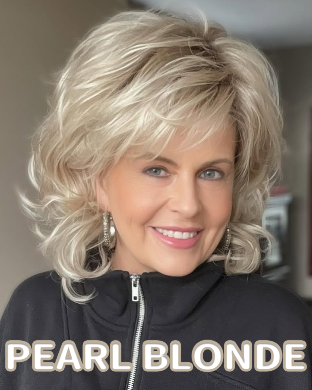 Mid-length Layered Wig With Volume