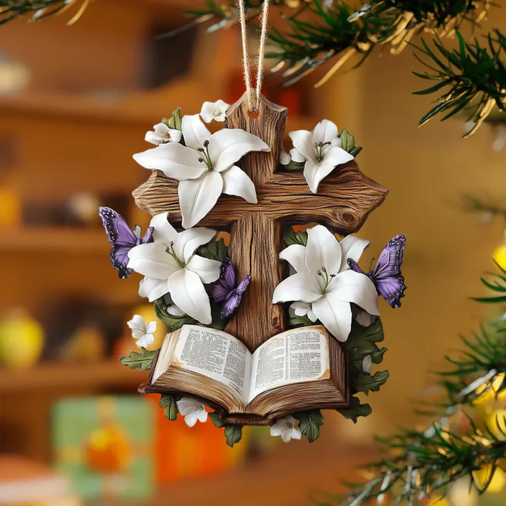 Faith & Bible Ornament