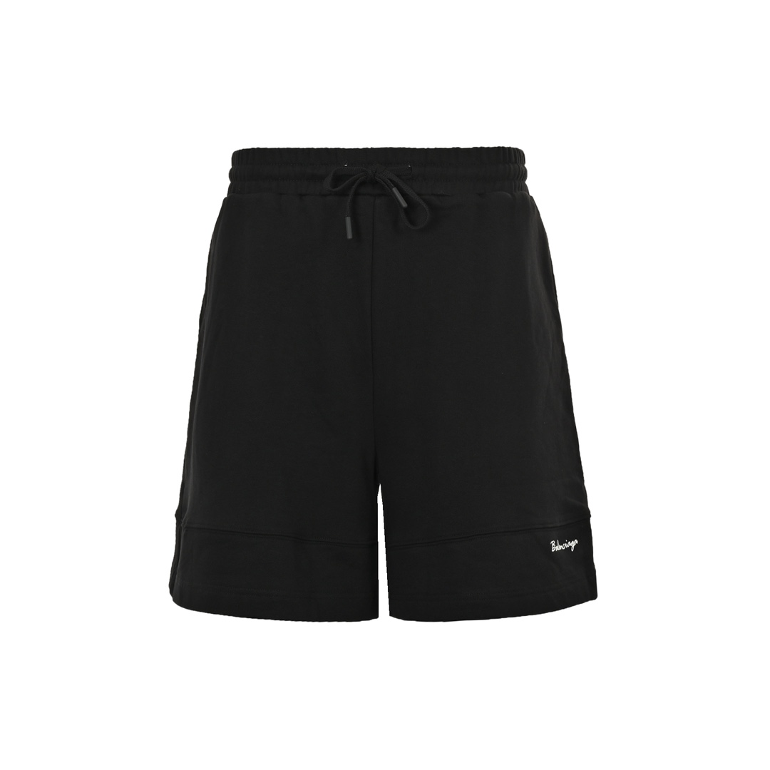 Balenciaga signature logo embroidered panel shorts