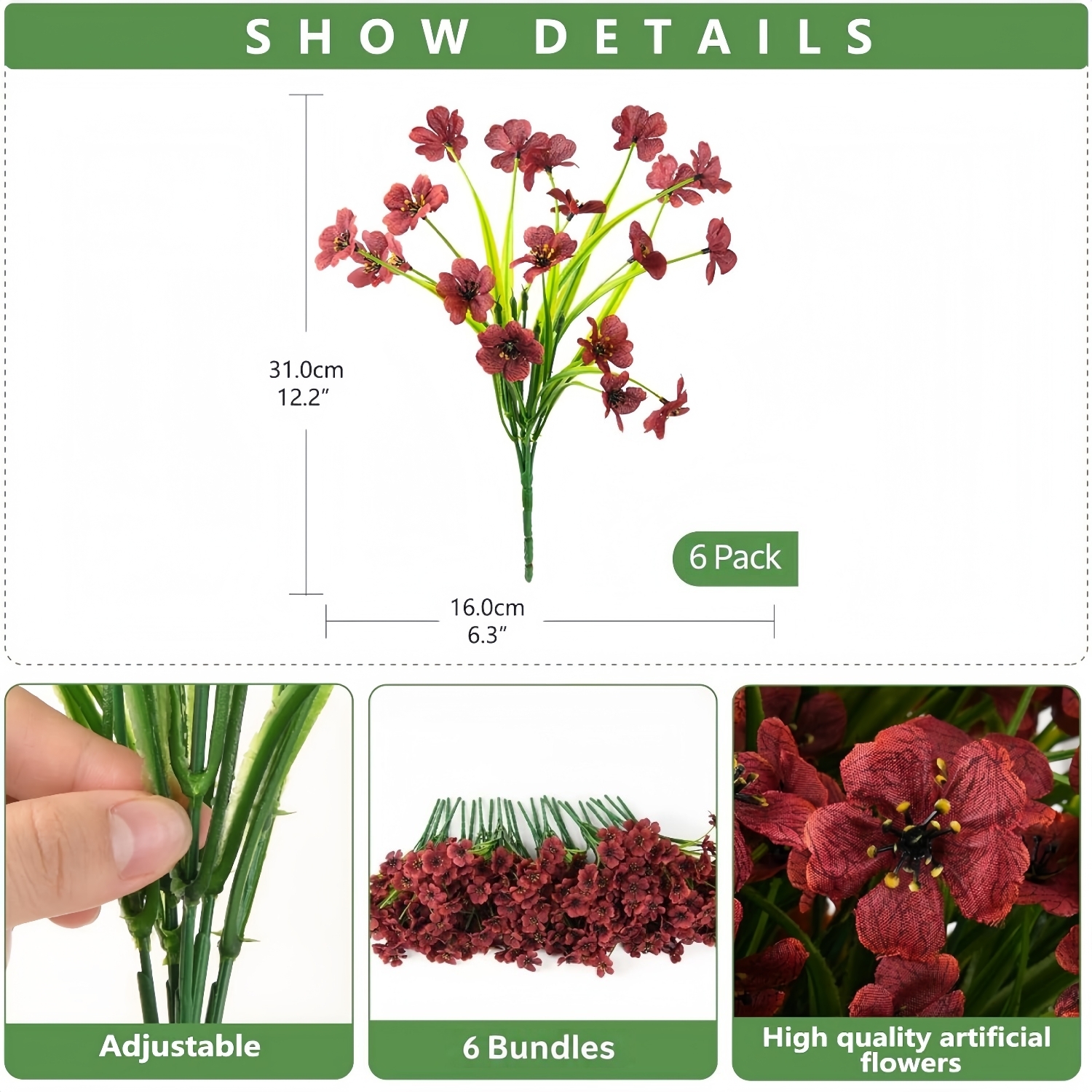 🔥Last Day 50% OFF🔥Artificial Faux Silk Daisy Flowers