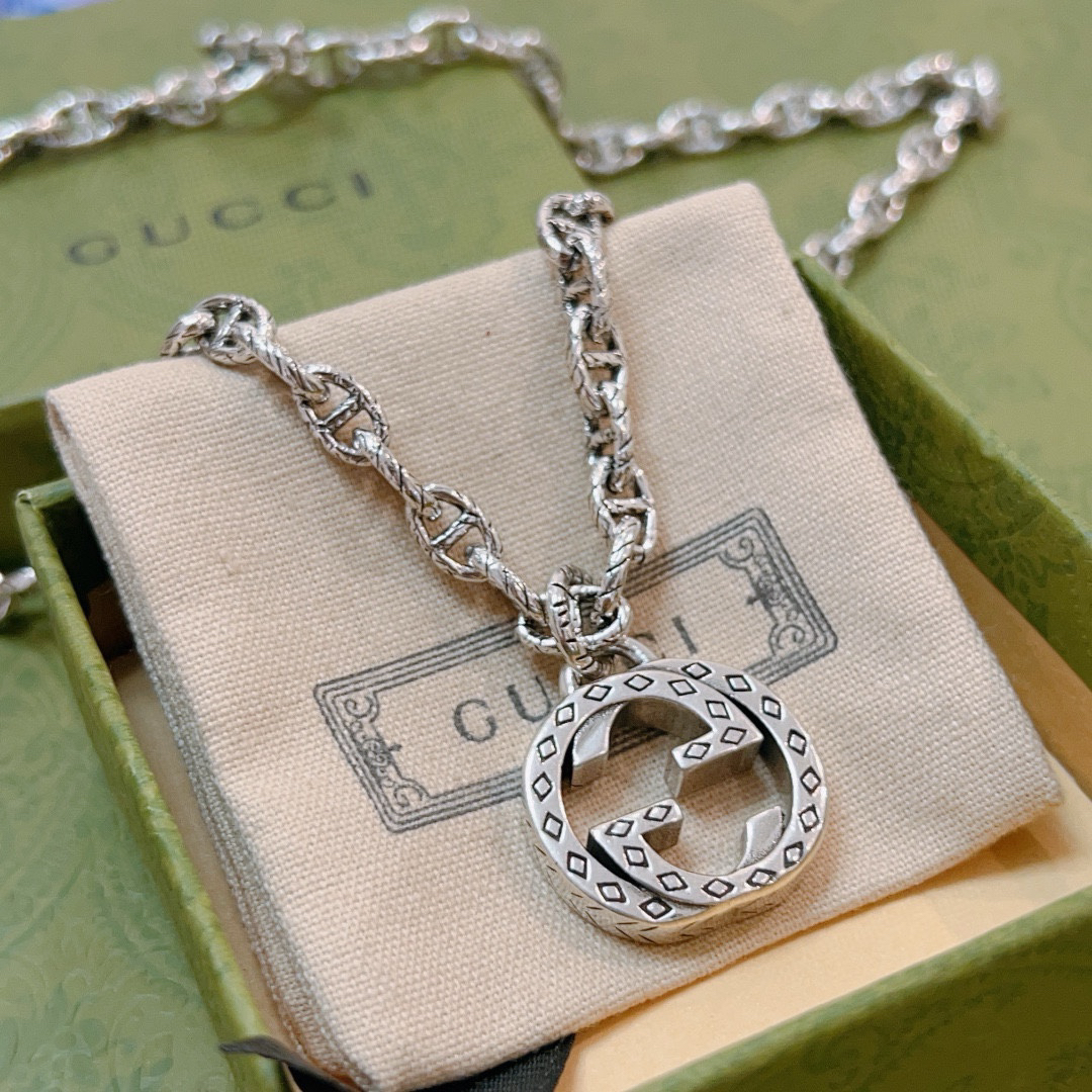 Gucci Anger Forest Series GG Chain Vintage Necklace