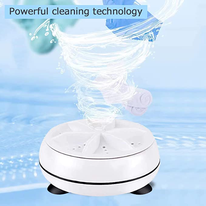 (🔥Last Day Promotion-SAVE 60% OFF)-Mini Portable Washing Machine with Suction Cups