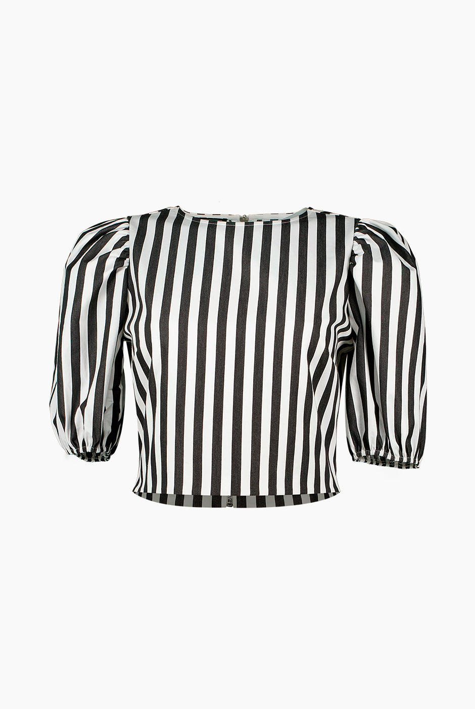 Blusa recta de manga 3/4
