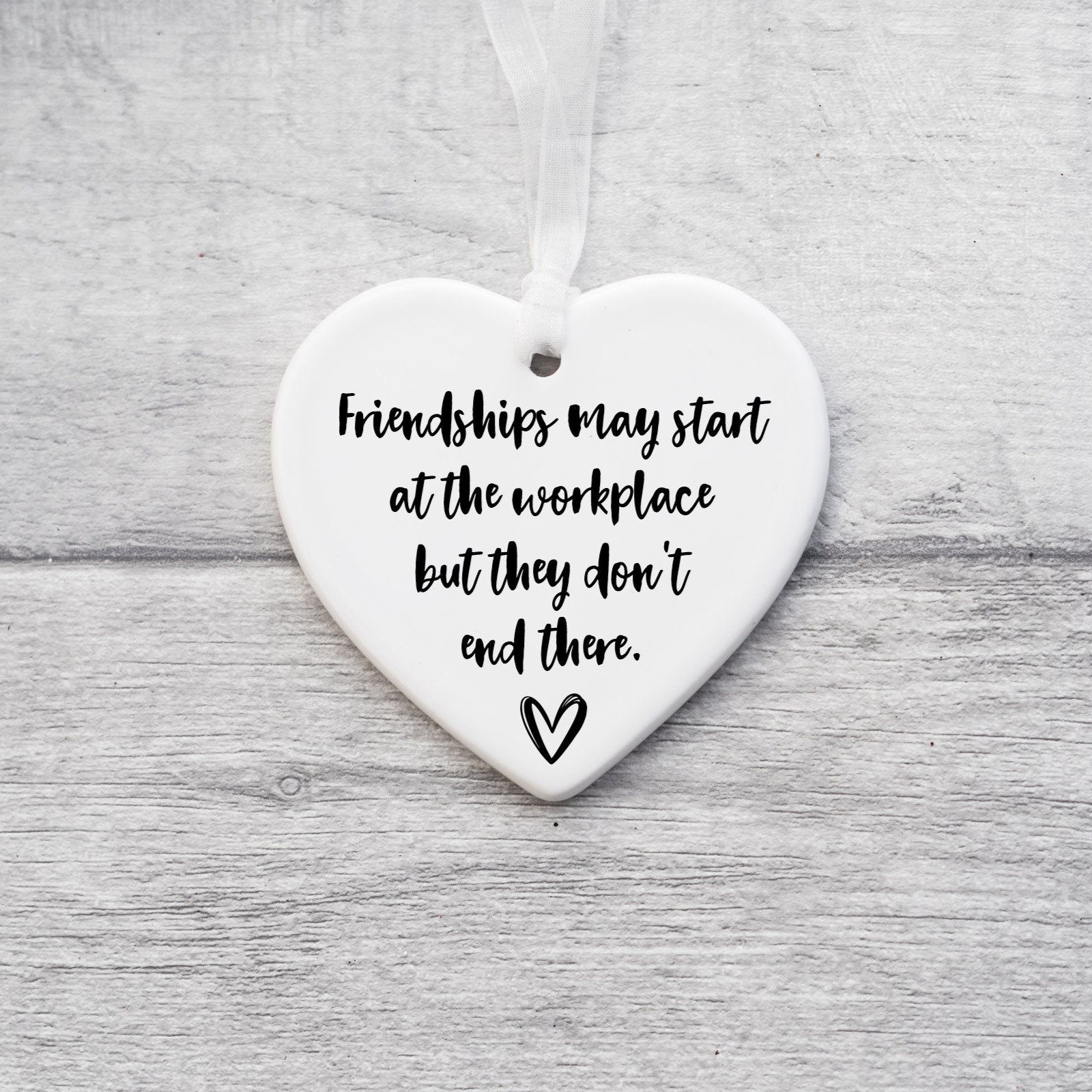 Work Friendship Keepsake