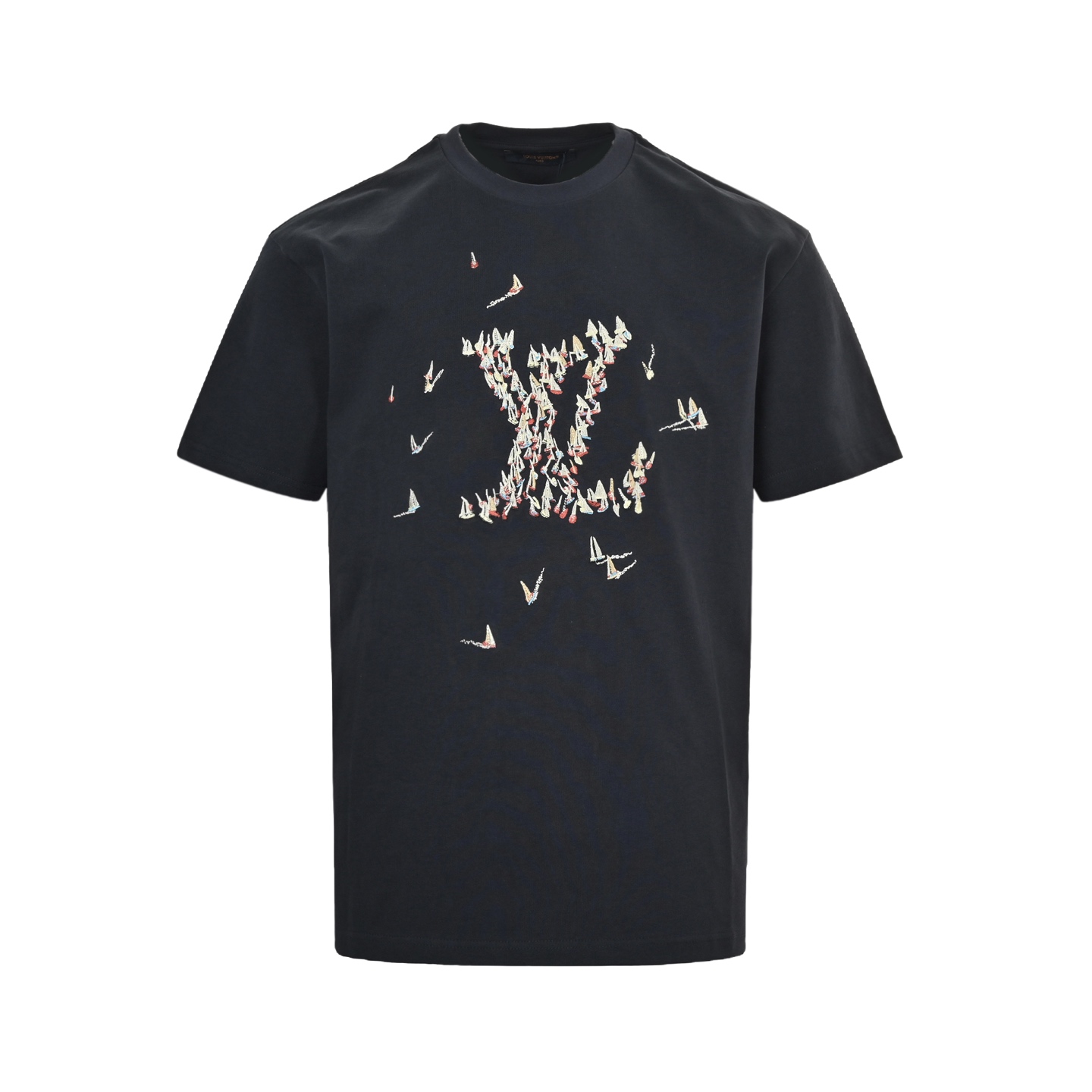 Louis Vuitton 25ss sailboat logo embroidered short sleeve