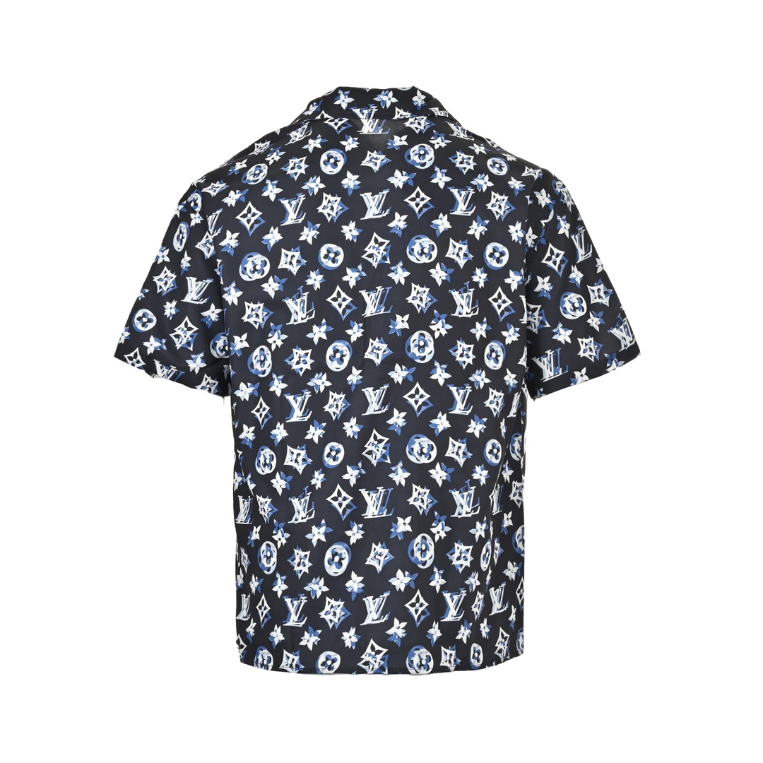 Louis Vuitton 24ss full print overlapping monogram short sleeve shirt