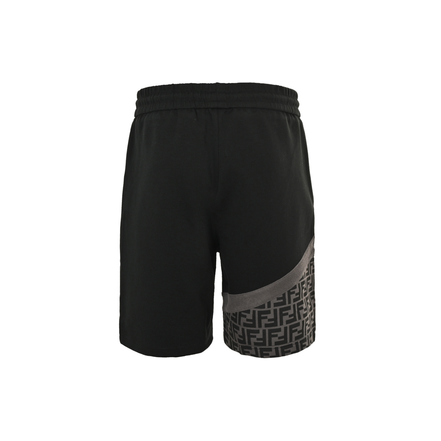 Fendi 25ss laminated zipper pockets with double F shorts