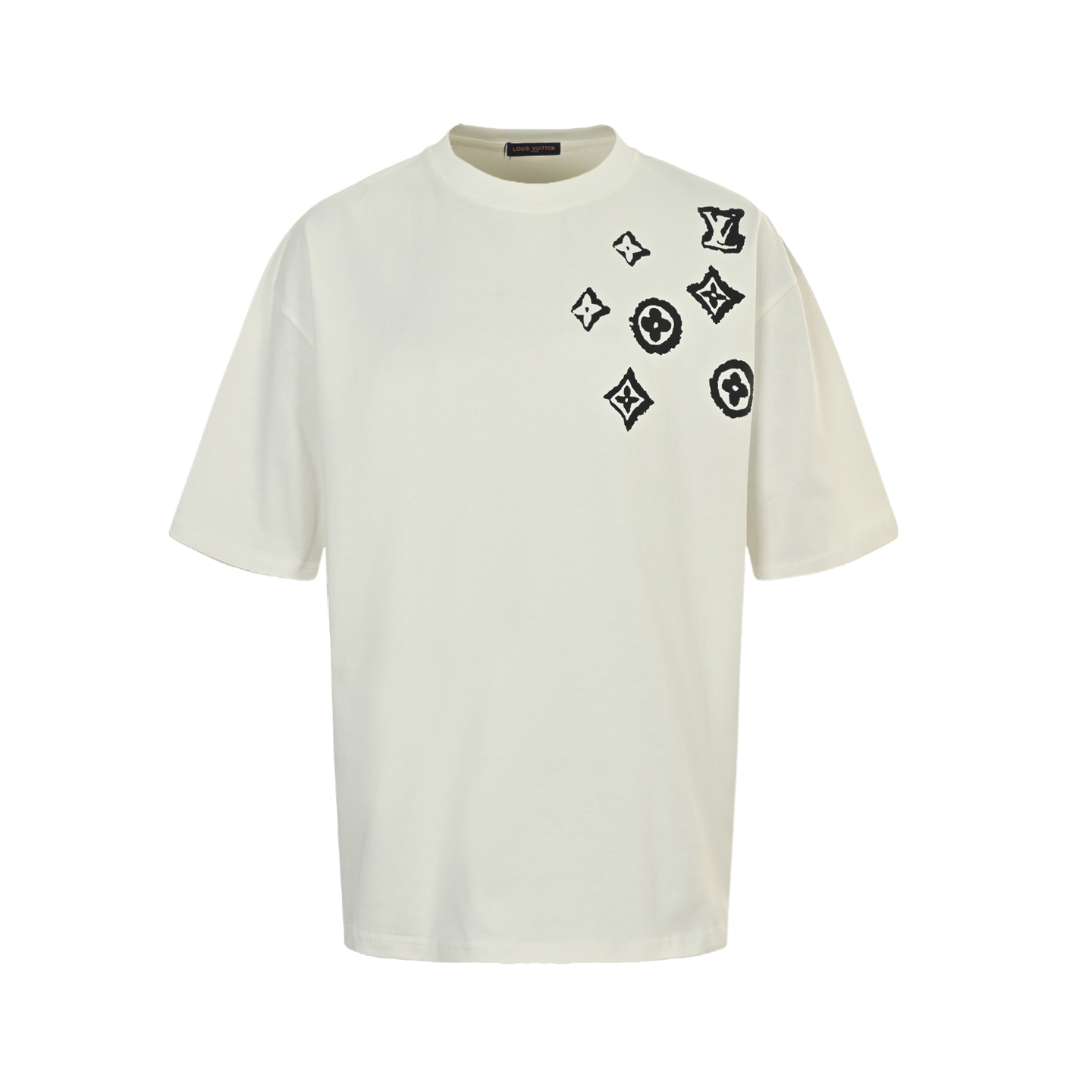 Louis Vuitton 25ss monogram graffiti short sleeve