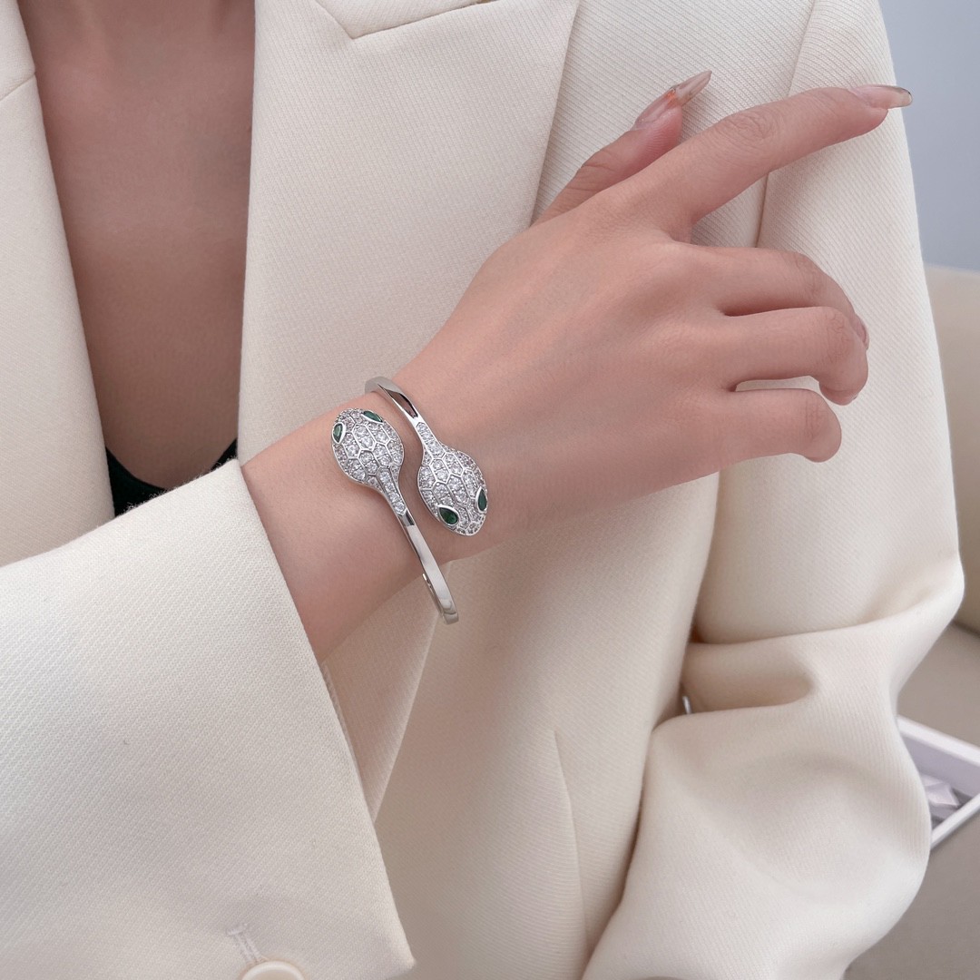 Bulgari two-headed snake bracelet