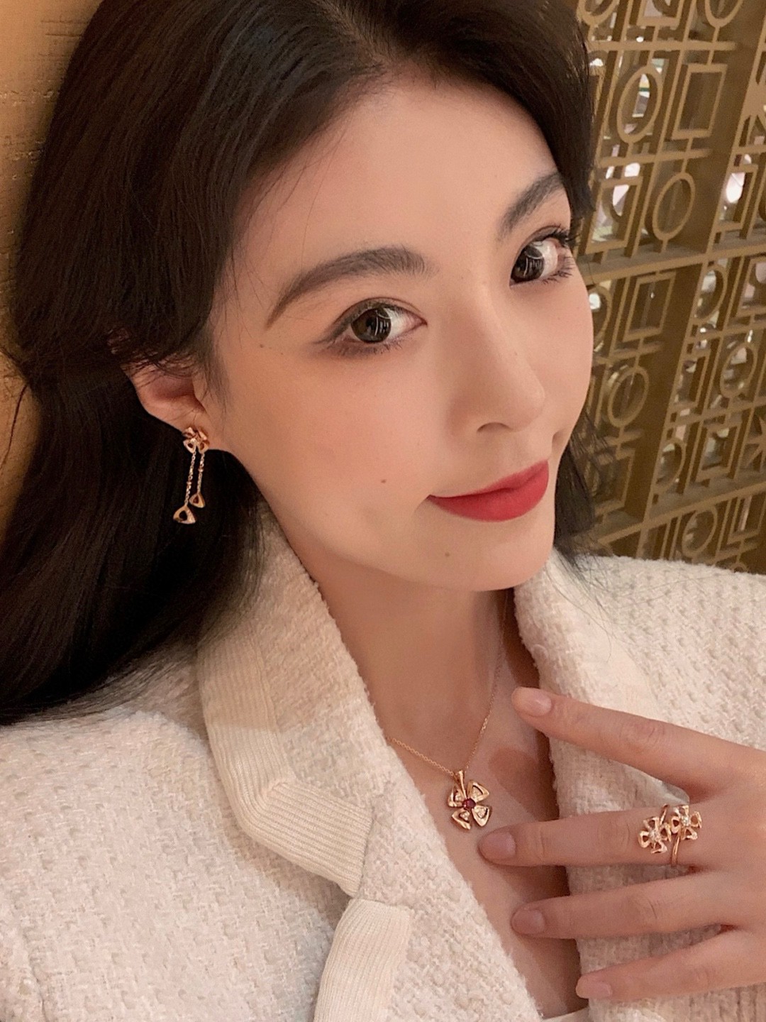 Bvlgari Blooming Flower Earrings
