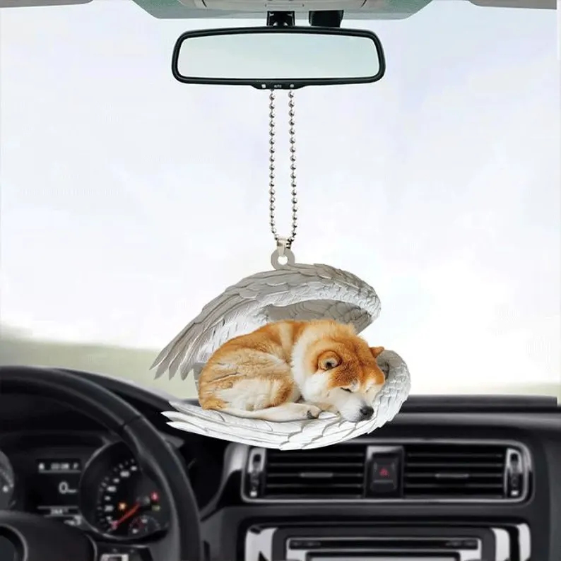Dog Sleeping Angel Ornament | Dog Lovers Gift