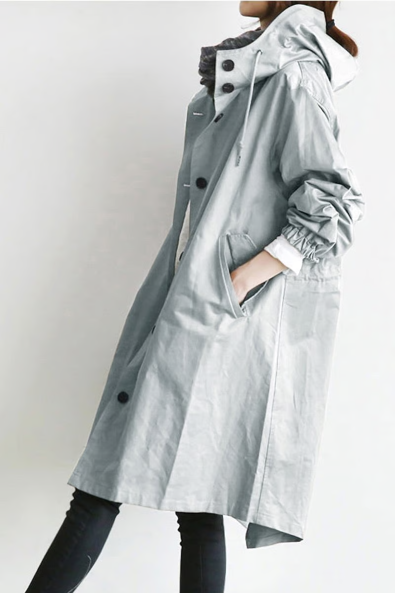 🔥 Last Day 70%OFF🔥 Hooded Trench Coat