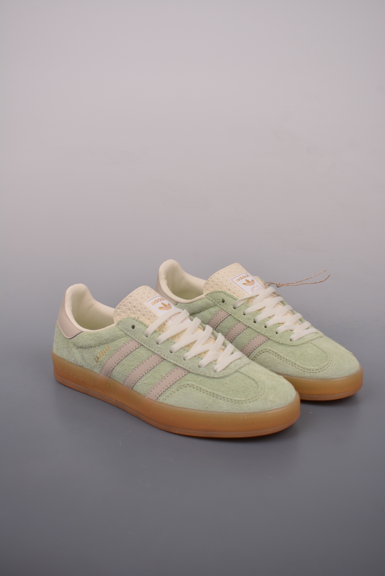 Adidas Gazelle Indoor Trainers Matcha Green Beige IE2948