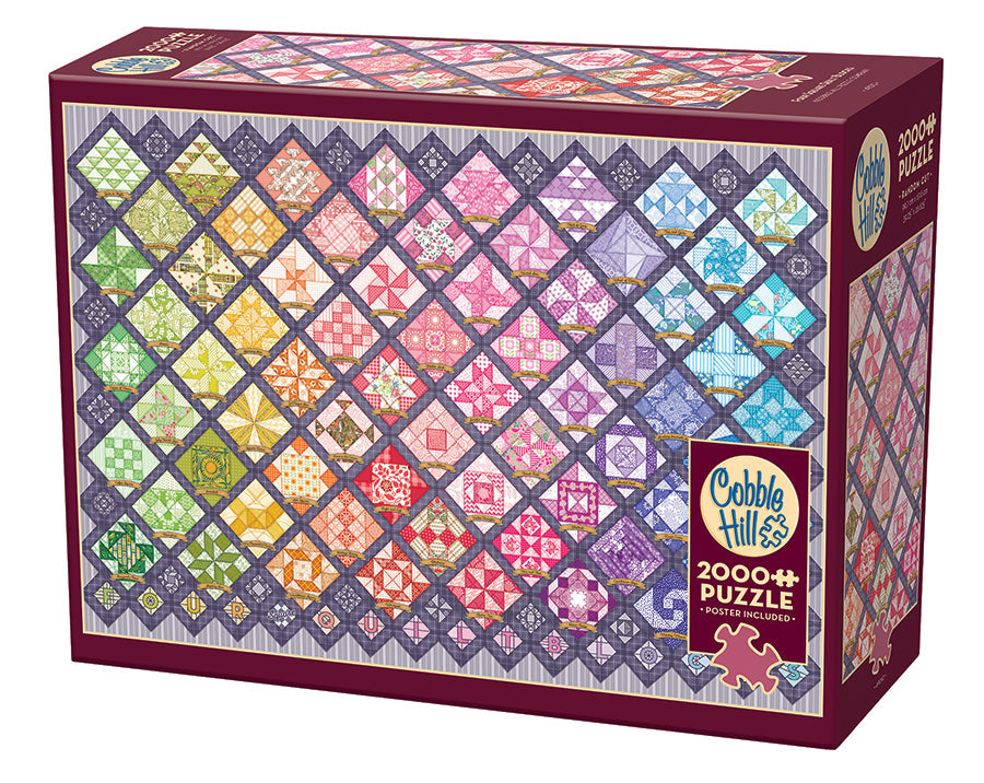 Four Square Quilt Blocks | 2000 Piece