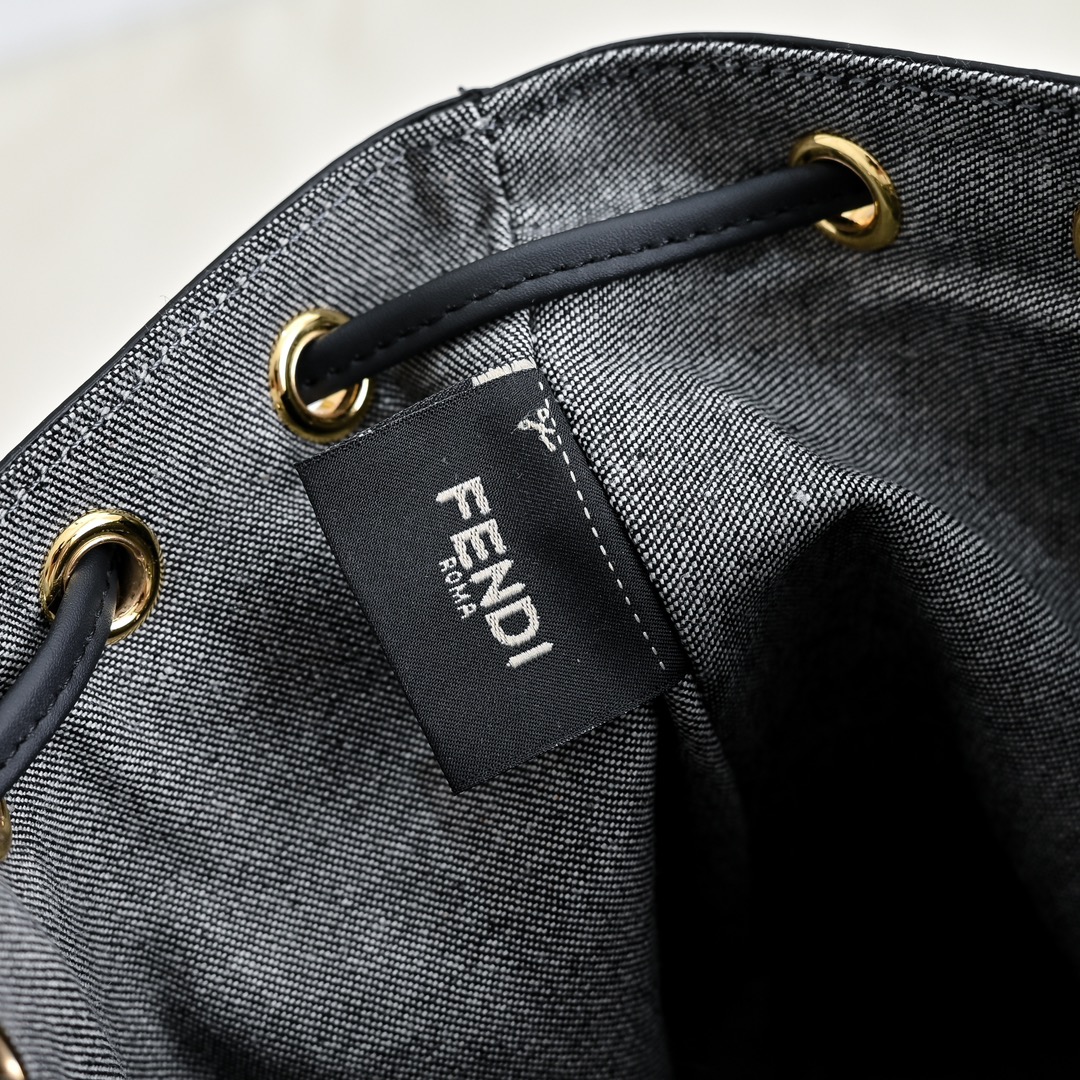 FENDI Monogram Roll Mini Vegetable Basket 3366