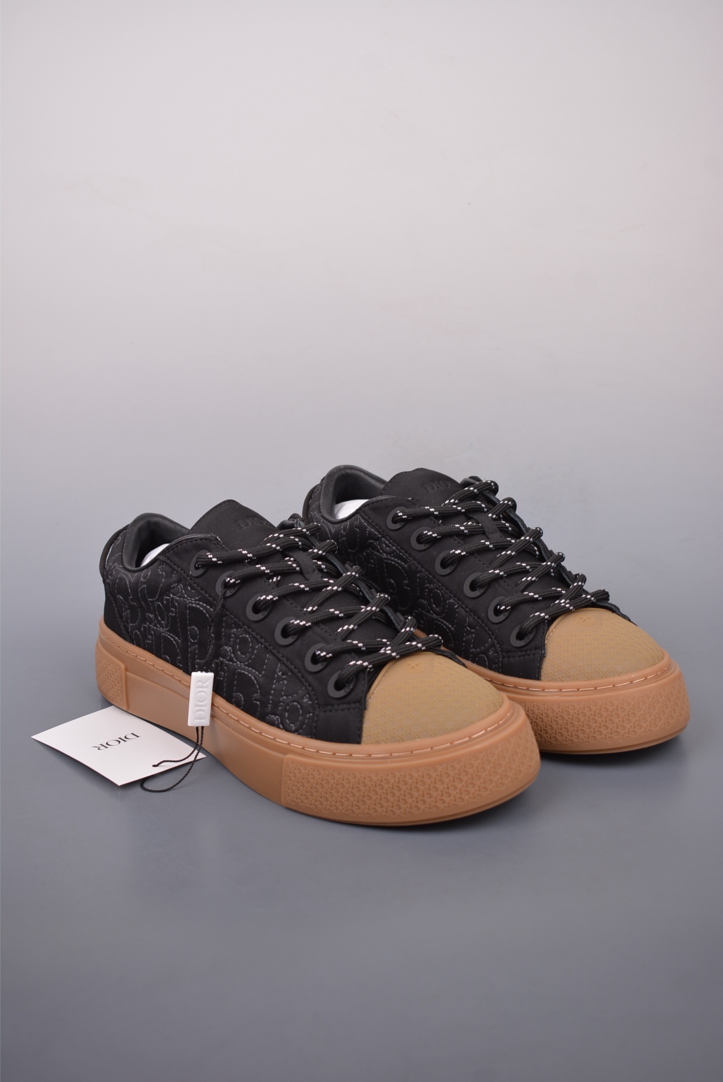 Stone Island x Dior B33 Low Top Sneakers black 3SN303ZAM_H900