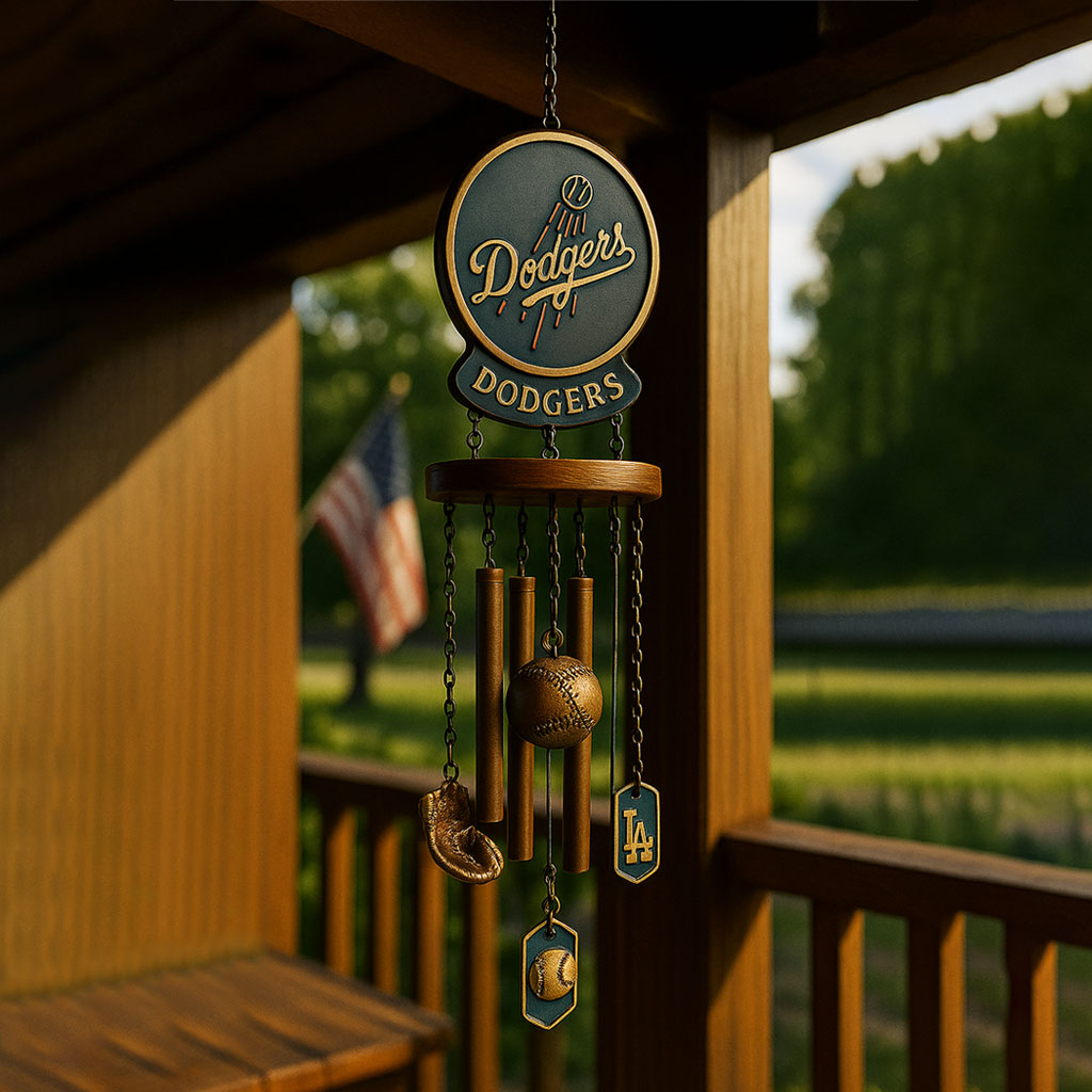 ⚾️ Los Angeles Dodgers Wind Chime