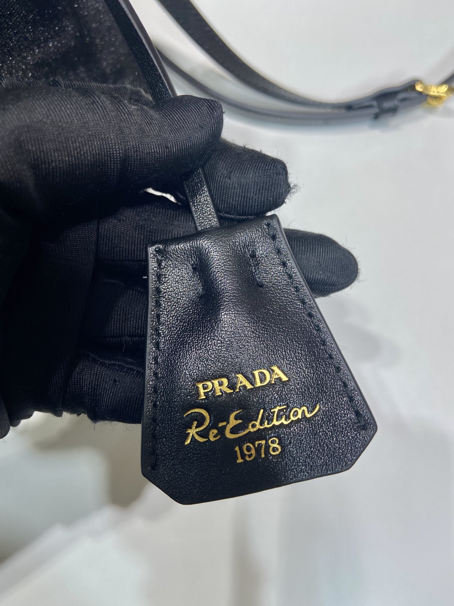 Prada Velvet Bucket Bag 1BE067