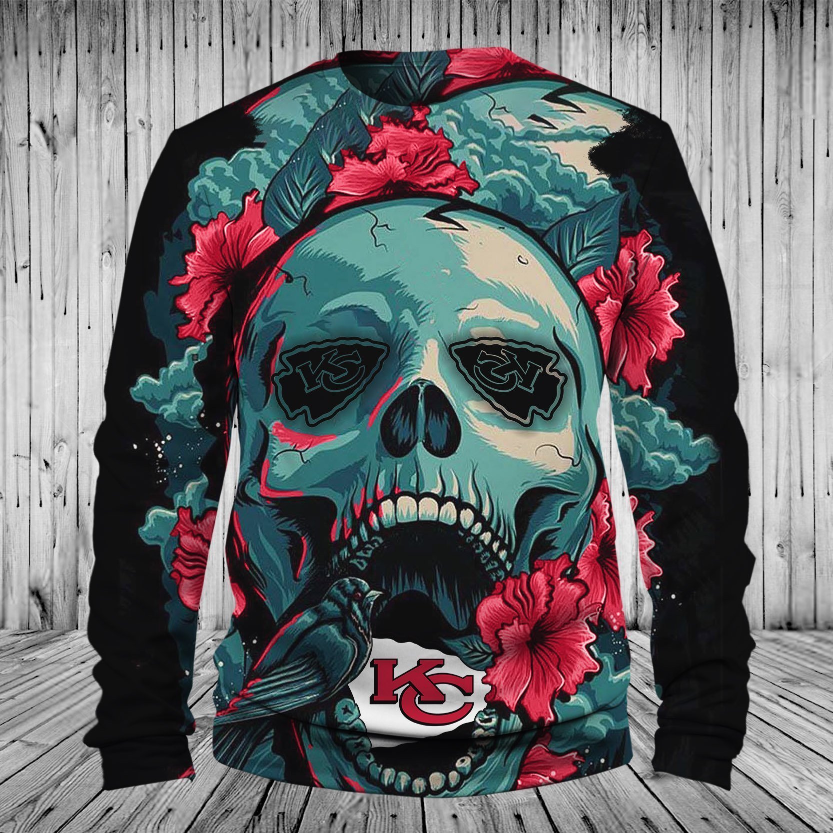 CHIEFS HOODIE 3D FLOWER 16
