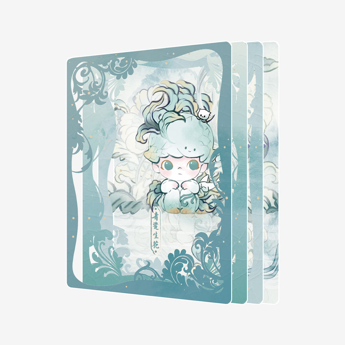 POP MART DIMOO Stories in the Cup Series Figures Art Collection Cards