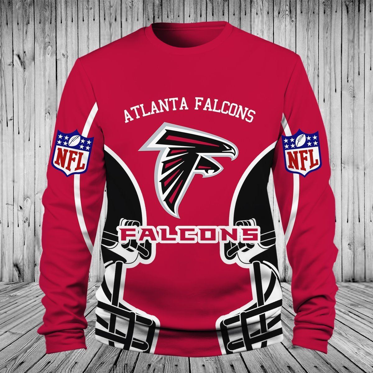 FALCONS HOODIE 3D 34