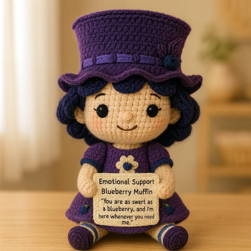 🍓Strawberry Shortcake Emotional Support Crochet Doll