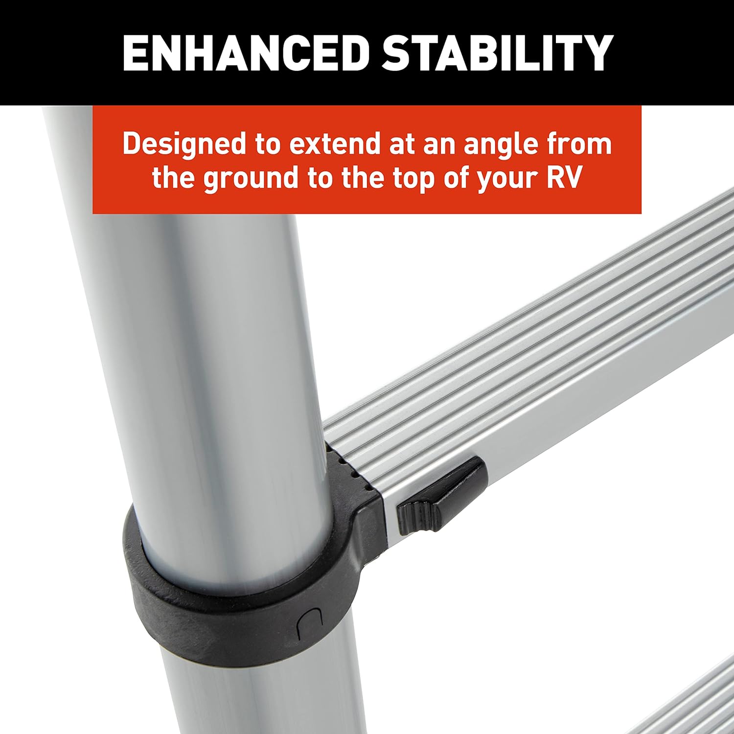 Lippert Components On The Go Ladder Telescoping Ladder for 5th Wheel RVs
